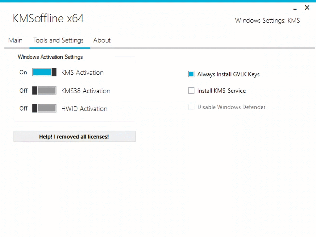 KMSOffline 2.4.7 + วิธีใช้ ตัวแอคติเวท Win11 Office2024 ถาวรฟรี