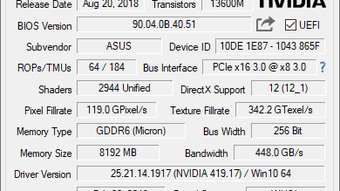GPU-Z v2.68.0 ฟรี โปรแกรมเช็คการ์ดจอ เช็ครุ่น ความร้อน ฯลฯ