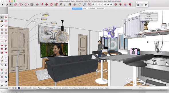 SketchUp Pro 2018 v18.0.16975 (Full) ออกแบบบ้านฟรี เวอร์ชันเต็ม