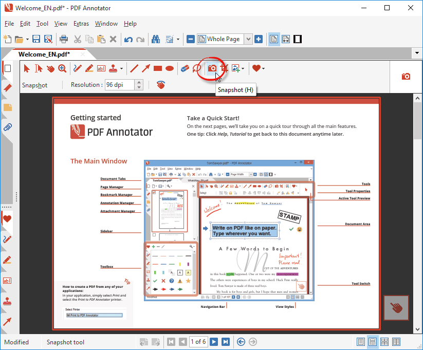 PDF Annotator 9.0.0.925 | ฟรี โปรแกรมสร้าง แก้ไขไฟล์ PDF