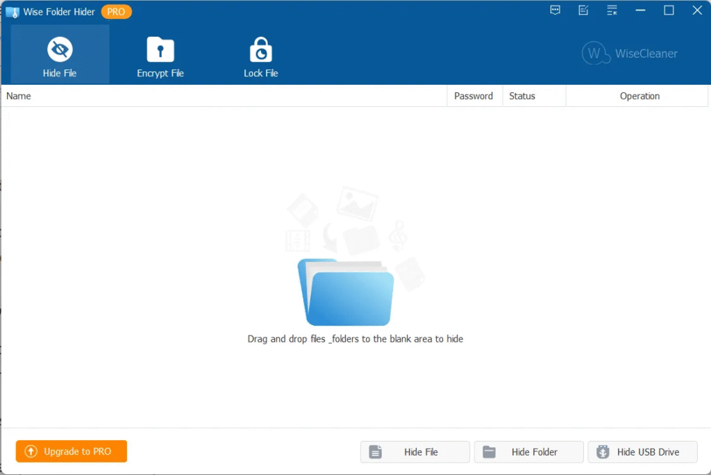 Wise Folder Hider Pro 5.0.9.239 | โปรแกรมซ่อนไฟล์โฟลเดอร์